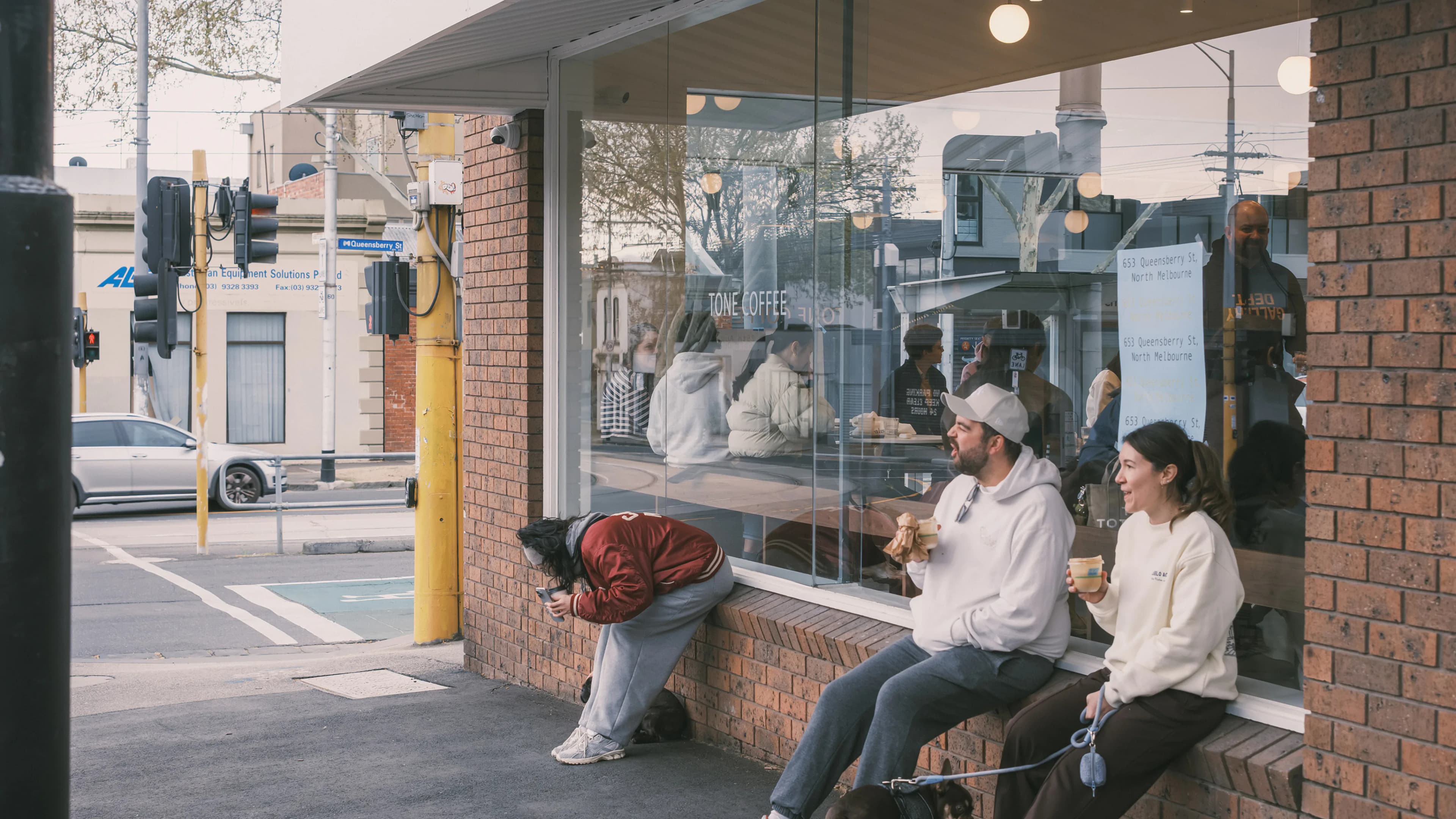 Tone Coffee Roasters interior and coffee preparation